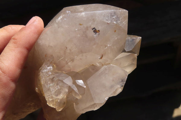 Polished Quartz Crystals x 2 From Angola