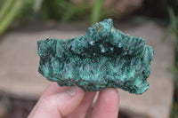 Natural Silky Malachite Specimens x 6 From Kasompe, Congo