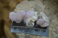 Natural Amethyst / Ametrine Spirit Quartz Clusters x 24 From Boekenhouthoek, South Africa