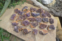 Natural Amethyst Clusters x 35 From Kwaggafontein, South Africa