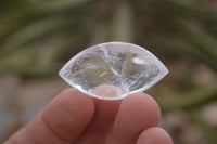 Polished Clear Quartz "Angel Tears" Pendant Pieces x 20 From Madagascar