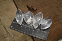 Polished Clear Quartz "Angel Tears" Pendant Pieces x 20 From Madagascar