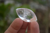 Polished Clear Quartz "Angel Tears" Pendant Pieces x 20 From Madagascar