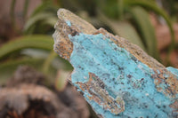 Natural Chrysocolla Dolomite Specimens x 2 From Likasi, Congo