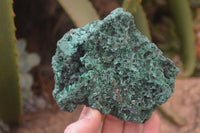 Natural Silky Malachite Specimens x 4 From Kasompe, Congo