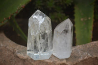 Polished Clear Quartz Crystals x 12 From Madagascar