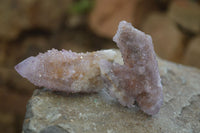 Natural Amethyst / Ametrine Spirit Quartz Clusters x 24 From Boekenhouthoek, South Africa