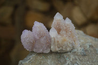 Natural Amethyst / Ametrine Spirit Quartz Clusters x 24 From Boekenhouthoek, South Africa