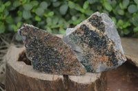 Natural Libethenite Crystals On Dolomite Matrix Specimens x 4 From Shituru, Congo