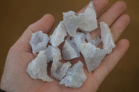 Natural Etched Blue Chalcedony Specimens x 1 Kg Lot From Malawi