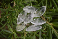 Polished Clear Quartz "Angel Tears" Pendant Pieces x 20 From Madagascar