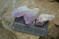 Natural Jacaranda Amethyst Crystals x 35 From Zambia