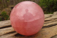 Polished Star Rose Quartz Spheres x 3 From Madagascar