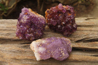 Natural Amethyst Clusters x 20 From Kwaggafontein, South Africa