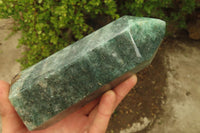 Polished Fuchsite Quartz Prism x 1 From Madagascar