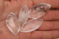 Polished Clear Quartz "Angel Tears" Pendant Pieces x 20 From Madagascar