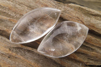 Polished Clear Quartz "Angel Tears" Pendant Pieces x 20 From Madagascar