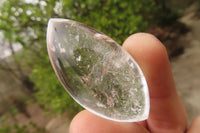 Polished Clear Quartz "Angel Tears" Pendant Pieces x 20 From Madagascar