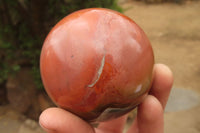 Polished Polychrome Jasper Spheres x 3 From Madagascar