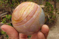 Polished Polychrome Jasper Spheres x 3 From Madagascar