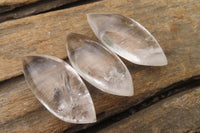 Polished Clear Quartz "Angel Tears" Pendant Pieces x 20 From Madagascar