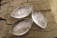 Polished Clear Quartz "Angel Tears" Pendant Pieces x 20 From Madagascar