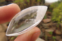 Polished Clear Quartz "Angel Tears" Pendant Pieces x 20 From Madagascar