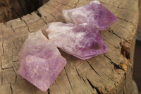 Natural Jacaranda Amethyst Single Crystals x 35 From Zambia