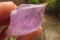 Natural Jacaranda Amethyst Single Crystals x 35 From Zambia