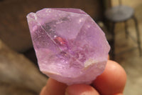 Natural Jacaranda Amethyst Single Crystals x 35 From Zambia