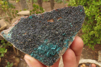 Natural Libethenite Crystals On Dolomite Matrix Specimens x 7 From Shituru, Congo