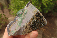 Natural Libethenite Crystals On Dolomite Matrix Specimens x 7 From Shituru, Congo