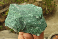 Natural Green Jade Specimens x 12 From Swaziland