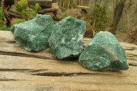 Natural Green Jade Specimens x 12 From Swaziland