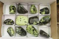 Polished Leopard Stone Standing Free Forms x 12 From Zimbabwe