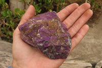 Natural Metallic Purpurite Cobbed Specimens x 6 From Erongo, Namibia