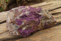 Natural Metallic Purpurite Cobbed Specimens x 6 From Erongo, Namibia