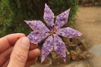 Polished Gemstone Snowflake - sold per piece From South Africa