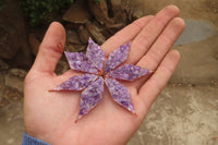 Hand Made Gemstone Snowflake - sold per piece From South Africa