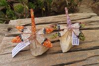 Hand Made Large Gemstone Dragonfly - sold per piece From South Africa