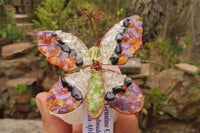 Polished Medium Gemstone Butterfly - sold per piece From South Africa