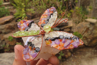 Polished Medium Gemstone Butterfly - sold per piece From South Africa