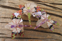 Hand Made Small Gemstone Dragonfly - sold per piece From South Africa