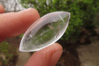 Polished Clear Quartz "Angel Tears" Pendant Pieces x 20 From Madagascar