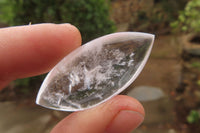 Polished Clear Quartz "Angel Tears" Pendant Pieces x 20 From Madagascar