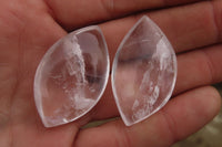 Polished Clear Quartz "Angel Tears" Pendant Pieces x 20 From Madagascar