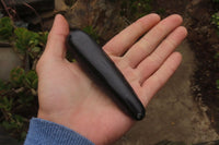 Polished Black Basalt Massage Wands x 12 From Madagascar