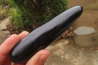 Polished Black Basalt Massage Wands x 12 From Madagascar