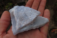 Natural Etched Blue Chalcedony Specimens x 12 From Nsanje, Malawi