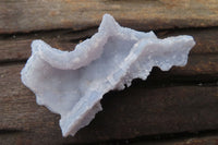 Natural Etched Blue Chalcedony Specimens x 12 From Nsanje, Malawi